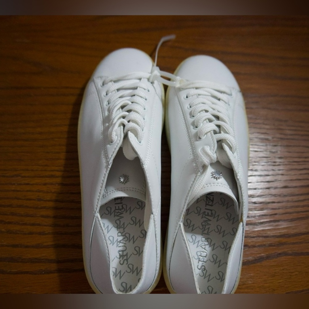 Stuart Weitzman Women's White Sneakers